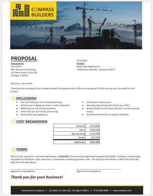 1-page-Construction-Proposal-Template-with-Intro-Exclusions-Cost-Terms-Signatures-V6