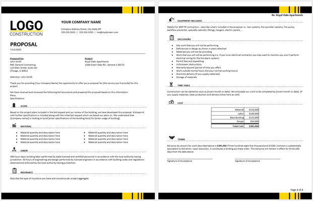 2-page-Construction-Proposal-Template-No-Cover-All-Sections