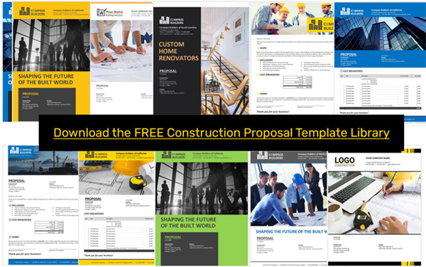 Construction Proposal Template Downloads