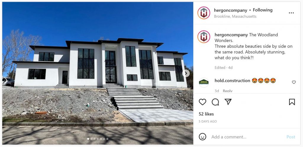 Instagram Example 2 - Social Media Post Ideas for Builders