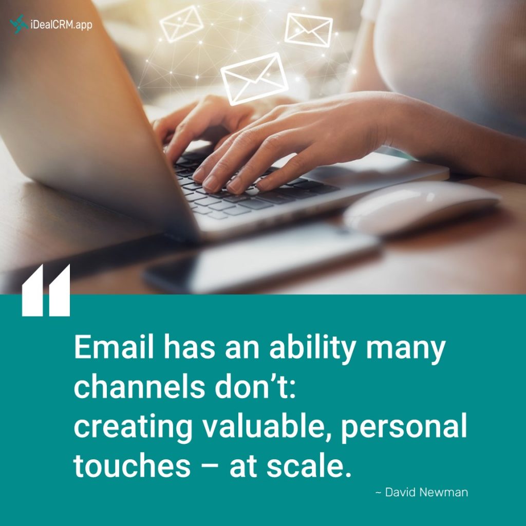Sales Email Template - Quote on Email ability to create valuable personal touches.