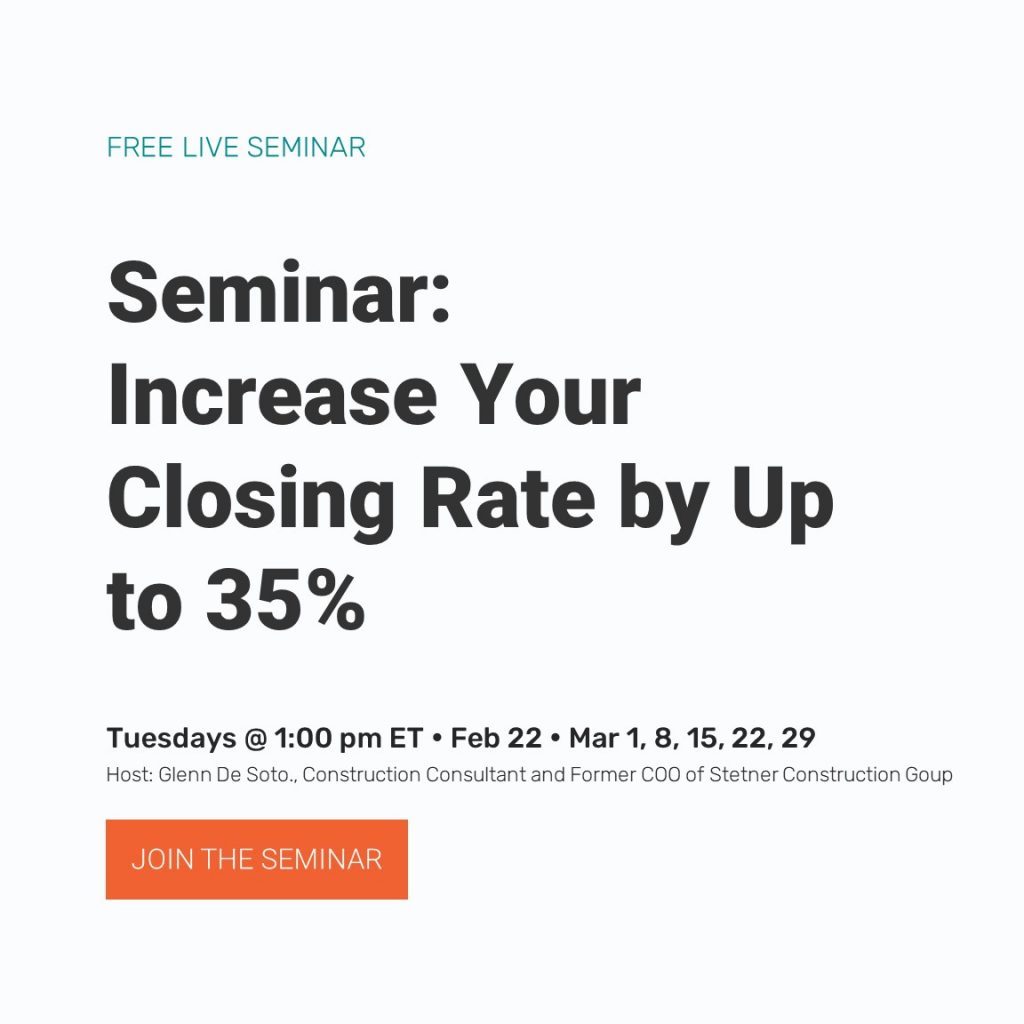 Seminar Increase Your Closing Rate by Up to 35%