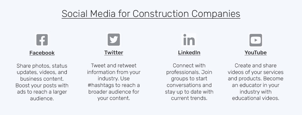 Social Media for Construction